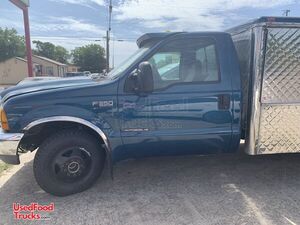 2000 Ford F-350 Dually Lunch Serving Food Truck | Mobile Food Unit.
