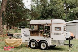 Vintage 1990 6.9' x 12' Horse Trailer Concession Conversion | Concession Trailer