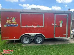 2017 - 8 'x 16' Cargo Craft Shaved Ice Concession Trailer / Snowball Stand