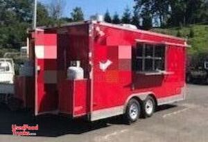 Ready To Serve 2015 8' x 18' Freedom Concession Food Trailer.