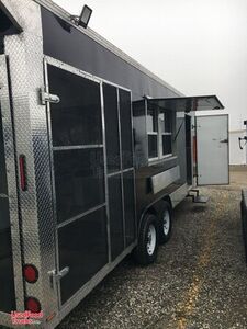New - 2022 8.' x 22' Mobile Barbecue and Kitchen Food Trailer.