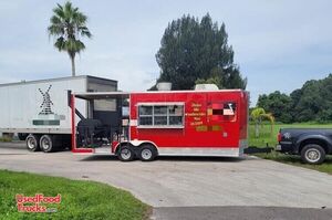 2020 - 8.5' x 22' Commercial BBQ Rig with 8' Porch / Barbecue Trailer