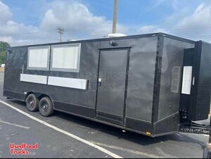 Lightly Used 2021 - 8.5' x 24' Mobile Kitchen Food Trailer.