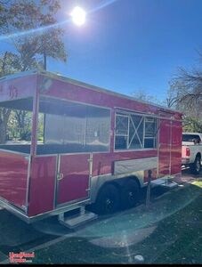 Custom Built - 2023 Barbecue Food Concession Trailer with Porch and Pro-Fire Suppression