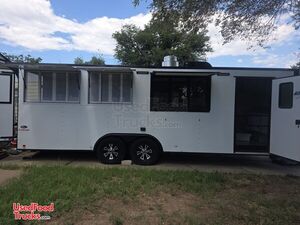NEW - 2021 24' Cargo Mate Kitchen Food Concession Trailer with Fire Suppression + Porch