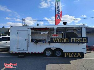 2018 - 8.5' x 18' Continental Cargo Wood-Fired Pizza Trailer | Mobile Pizzeria