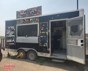 2021 Freedom 8.5' x 18' Lightly Used Commercial Kitchen Concession Trailer.