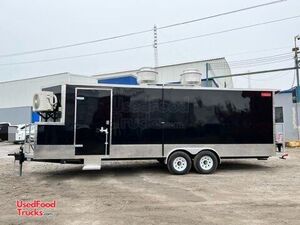 New - 2022 8' x 18' Kitchen Food Trailer | Food Concession Trailer