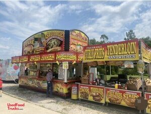 Well Equipped - 2004 8' x 20' Carnival Style Kitchen Food Concession Trailer
