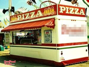 1988 - 20' x 8' Fibre Core Pizza Concession Trailer.
