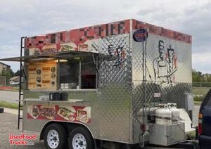 Compact 2018 6' x 8' Food Vending Trailer with Fire Suppression System.