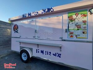 Clean and Spacious 8' x 14' Mobile Vending Unit Food Concession Trailer