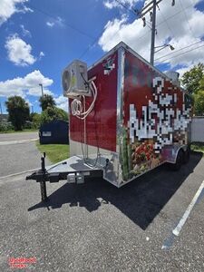 2025 7' x 16' Food Kitchen Concession Trailer Mobile Vending Unit