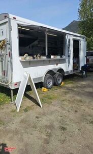 2011 8' x 24' Barbecue Kitchen Food Concession Trailer with Pro Fire System