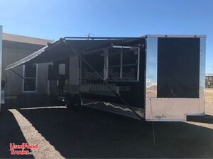 2019 8.5' x 24' Barbecue Vending Trailer with a Screened Porch / BBQ Rig
