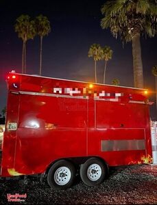 2021 14' Kitchen Food Concession Trailer with HCD Insignia and 2007 Nissan Armada