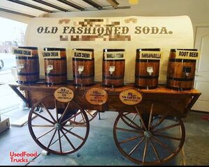 Turnkey Chuck Wagon Style Old Fashioned Soda Business w/ Transport Trailer.