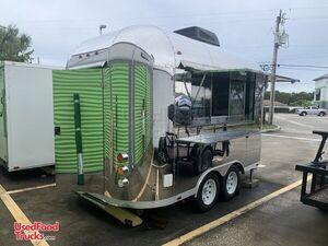 Never Used - 2023 Custom Chrome & Stainless Vintage Style Ice Cream Concession Trailer