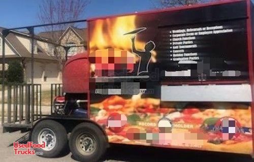 2017 - 8' x 16' Marra Forni Wood Fired Oven Pizza Trailer with Porch