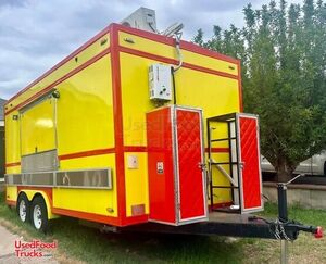 2023 8' x 16' Kitchen Food Trailer with Fire Suppression System | Concession Trailer