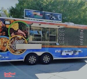 2019 Look 8.4' x 20' Barbecue Kitchen Food Concession w/ Pro Fire System and Smoker