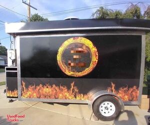 Health Dept Approved 2020 7' x 12' Mobile Kitchen Food Concession Trailer.