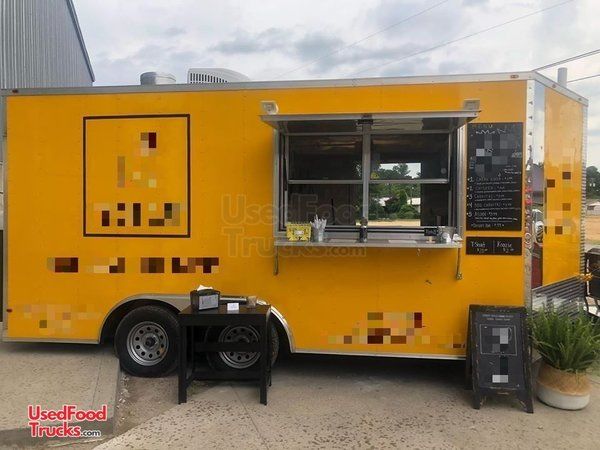 2018 8.5' x 16' Food Concession Trailer with Pro-Fire Suppression.