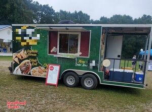 Nicely-Equipped 2020 - 10' x 18' Homemade Food Concession Trailer with Porch.