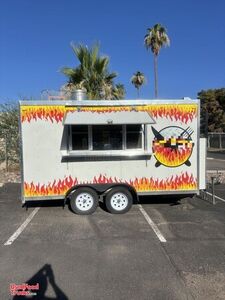 Fully Loaded - 2021 8' x 14' Kitchen Food Concession Trailer with Pro-Fire System