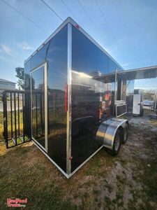 2025 7' x 12'  Kitchen Food Concession Trailer Mobile Vending Unit