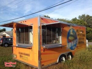 2014 - 8.5' x 20' Food Concession Trailer with Bathroom.