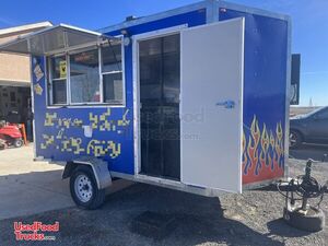 Licensed - 2021 7' x 14' Kitchen Food Concession Trailer with Pro-Fire Suppression