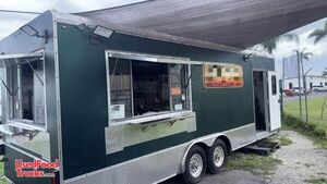 NEW - 8' x 24' Kitchen Food Concession Trailer with Fire Suppression System