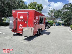 Very Lightly Used 2021 - 8.5' x 16' Bakery Concession Trailer.