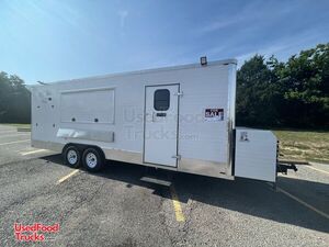 Like New 2022 - 8' x 22'' Kitchen Food Concession Trailer.
