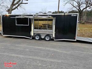 2021 8' x 28' Kitchen Food Trailer with Fire Suppression System