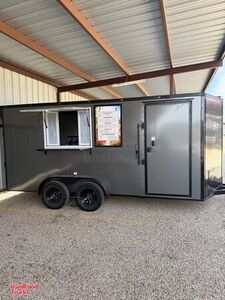 LIKE NEW - 2026 7' x 16' Smoothie Food Concession Trailer Mobile Vending Unit