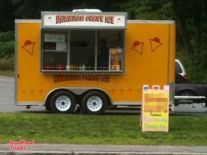 2009 - 14' x 8' Turnkey Shaved Ice Concession Trailer Business.