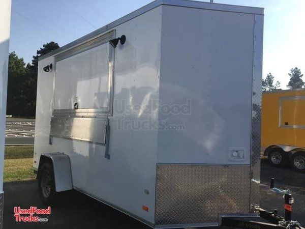 2019 - 6' x 12' WOW Cargo Shaved Ice Concession Trailer / Used Snowball Stand.