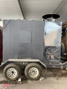 Open BBQ Smoker Trailer Condition / BBQ Tailgating Trailer