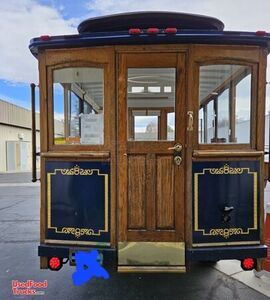 7.5' x 10'  Trolley Beverage Trailer Custom SF Style Cable Car Replica Streetcar Mobile Bar