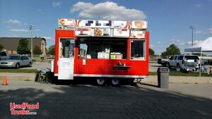 2018 - 8' x 18' Kitchen Food Concession Trailer Mobile Vending Unit