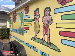 Turnkey - 2006 6.5' x 18' Shaved Ice Trailer | Snowball Concession Trailer