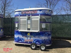 7' x 10' Shaved Ice Concession Trailer.