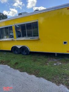 2013 - 24' Kitchen Food Concession Trailer with Pro-Fire System and Porch.