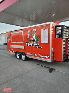 2021 8' x 16' Kitchen Food Concession Trailer with Fire Suppression System