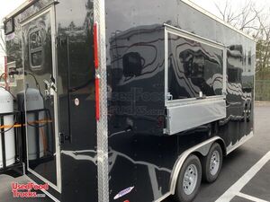 2018 - 8.5' x 16' Freedom Mobile Kitchen Food Concession Trailer.