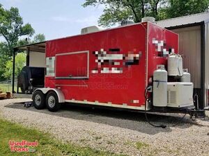 Fully Equipped 2010 - 8' x 24' Mobile Kitchen Food Trailer with Porch.