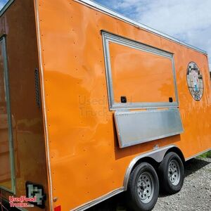 2021 8.5' x 16' Lightly Used Mobile Kitchen Food Concession Trailer