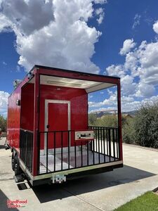 Fully Equipped - 2019 8.4' x 20' Full Kitchen Food Concession Trailer with Porch.